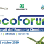  EcoForum 2020, il 21 e 22 ottobre il talk on line